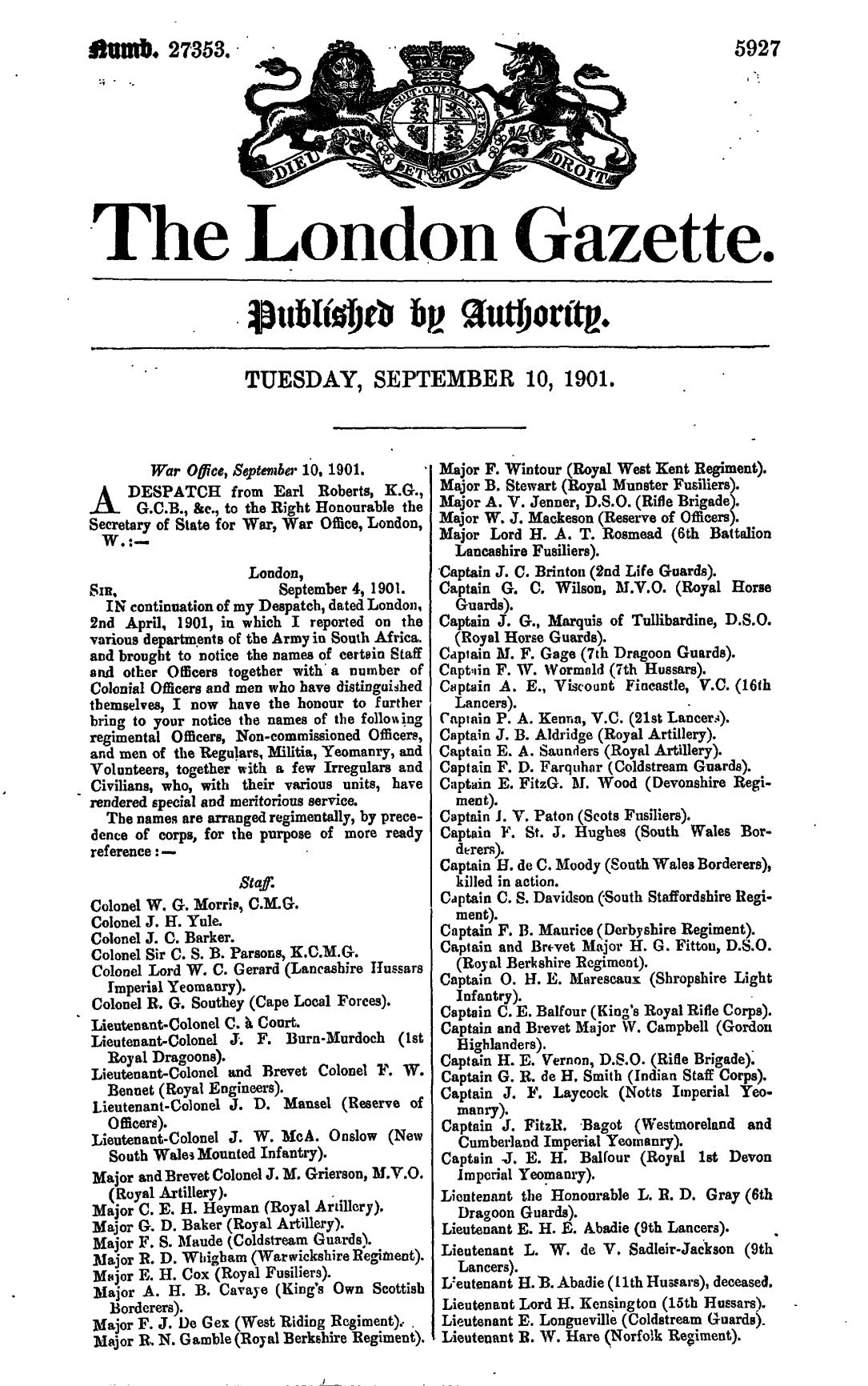 Royal Artillery MENTIONED IN DESPATCHES 1901 Boer War Medal Group MID Evesham