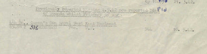 4th Queen’s Own Royal West Kent Regiment DIED POW TOBRUK 1942 WW2 Medals Fulham