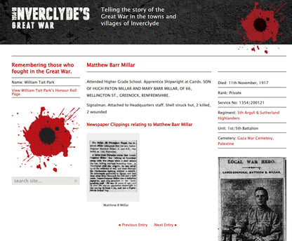 5th Bn. Argyll & Sutherland Highlanders – Killed in Action Palestine 1917 – WW1 Medal Trio & ID Bracelet – From Greenock