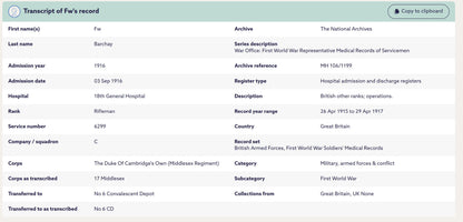 Middlesex Regiment - Wounded in Action Somme 1916 - Balham London - WW1 Medals Shooting Medal France