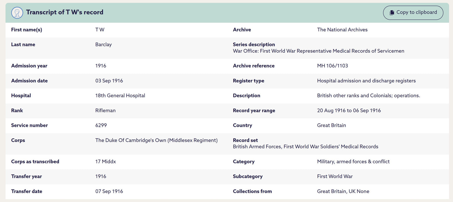 Middlesex Regiment - Wounded in Action Somme 1916 - Balham London - WW1 Medals Shooting Medal France