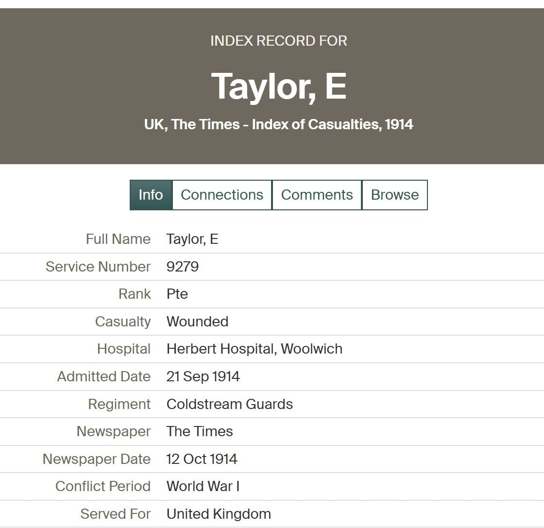 Coldstream Guards - Twice Wounded in Action - 1914 Mons Star Victory Medal - Crook, Durham