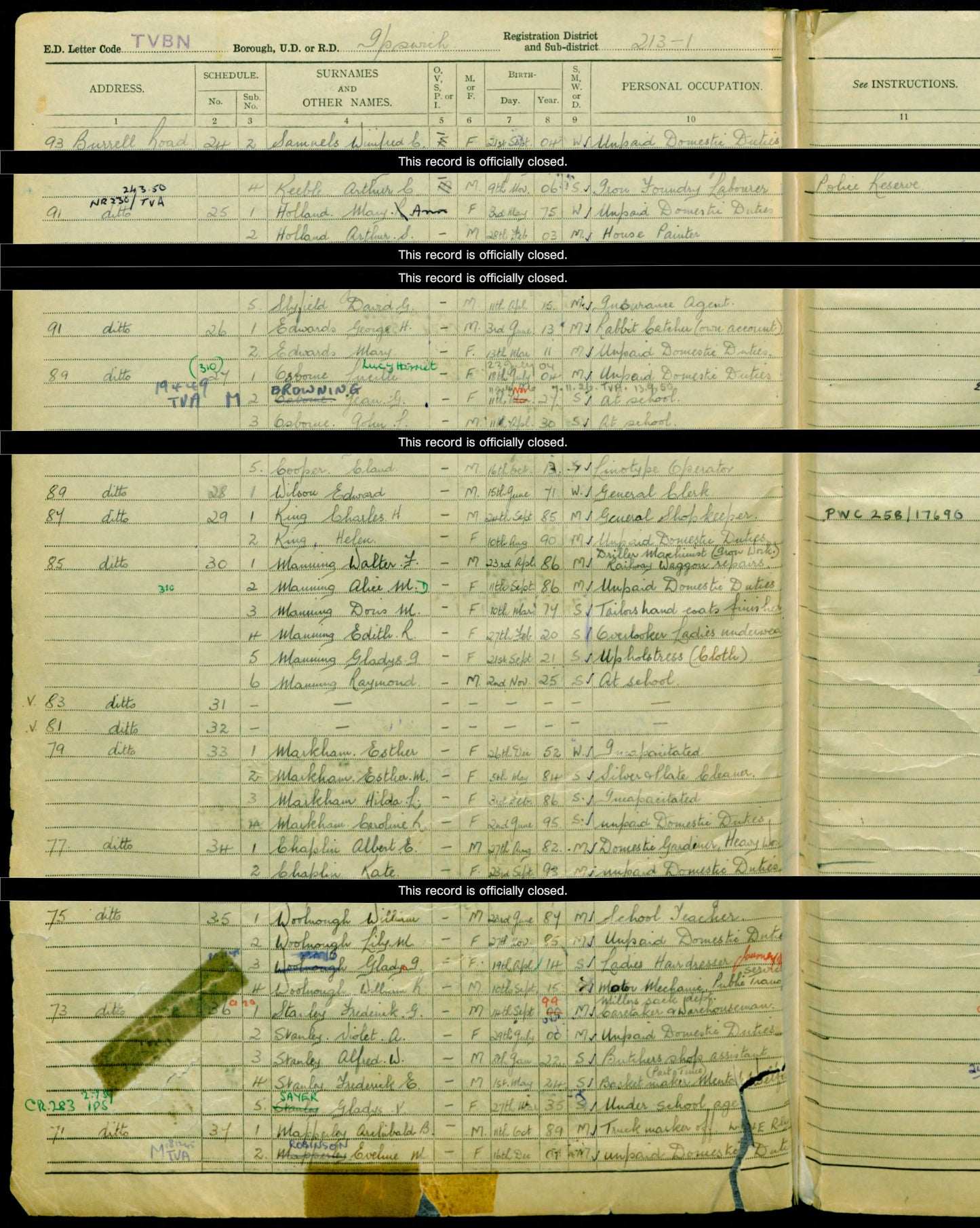 Royal Observer Corps Medal to D.G. Slyfield, Ipswich – Complete with Docs & Box