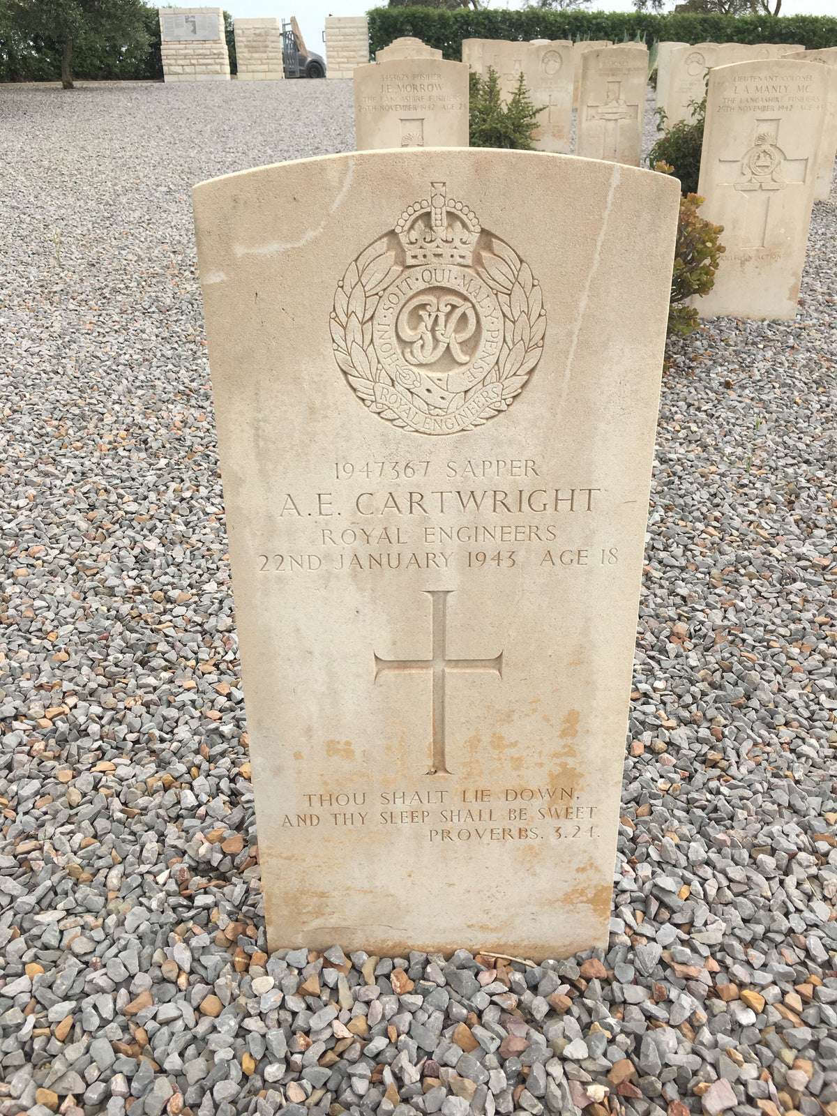 256 Field Coy. Royal Engineers Killed Tunisia 1943 WW2 Medal Group, Smethwick