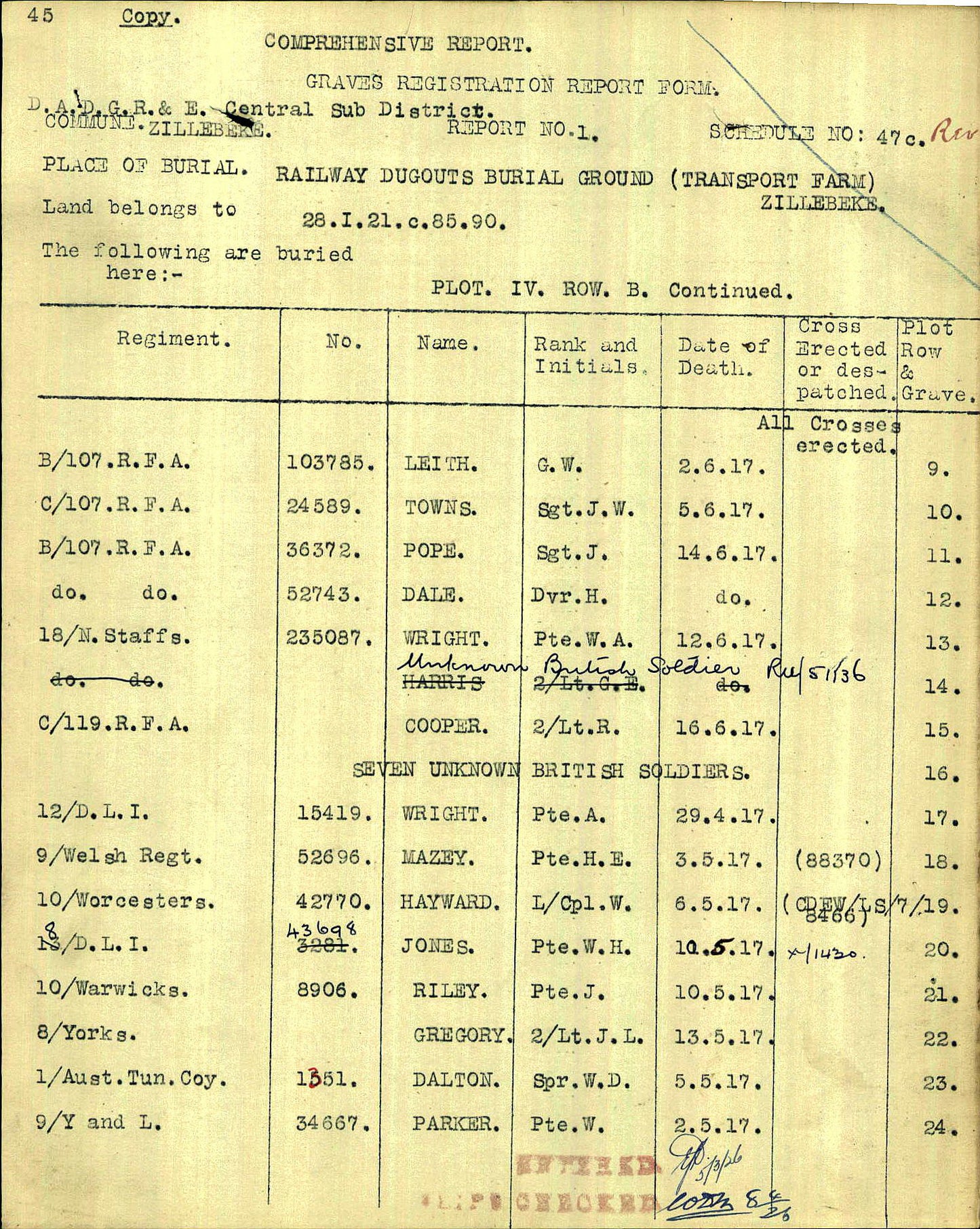 Yorkshire Regiment Officer - Killed in Action Ypres 1917 - Attd RE - WW1 Victory Medal - From Bradford