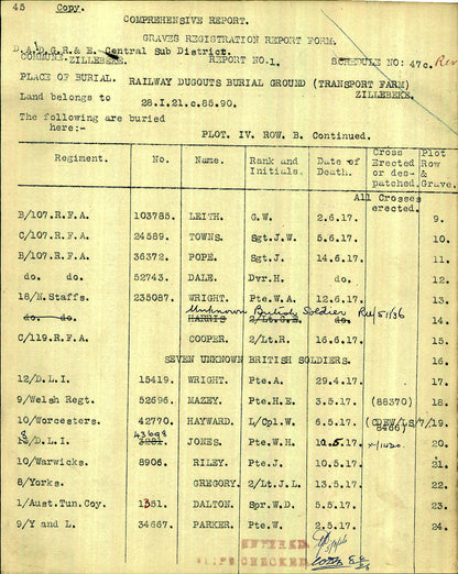Yorkshire Regiment Officer - Killed in Action Ypres 1917 - Attd RE - WW1 Victory Medal - From Bradford