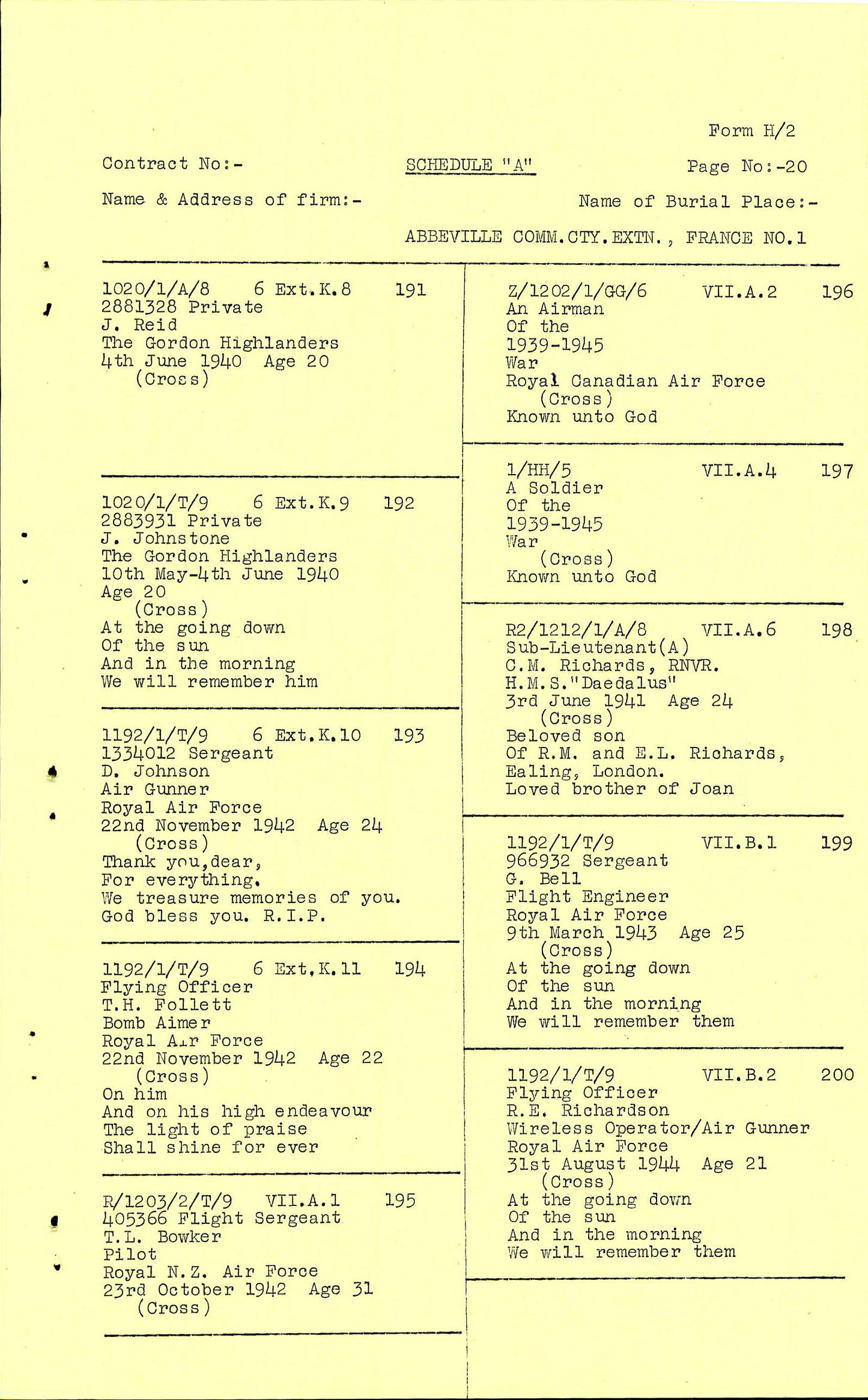 Royal Air Force RAF KIA France 1944 Lancaster Bomber WW2 Casualty Medal Group
