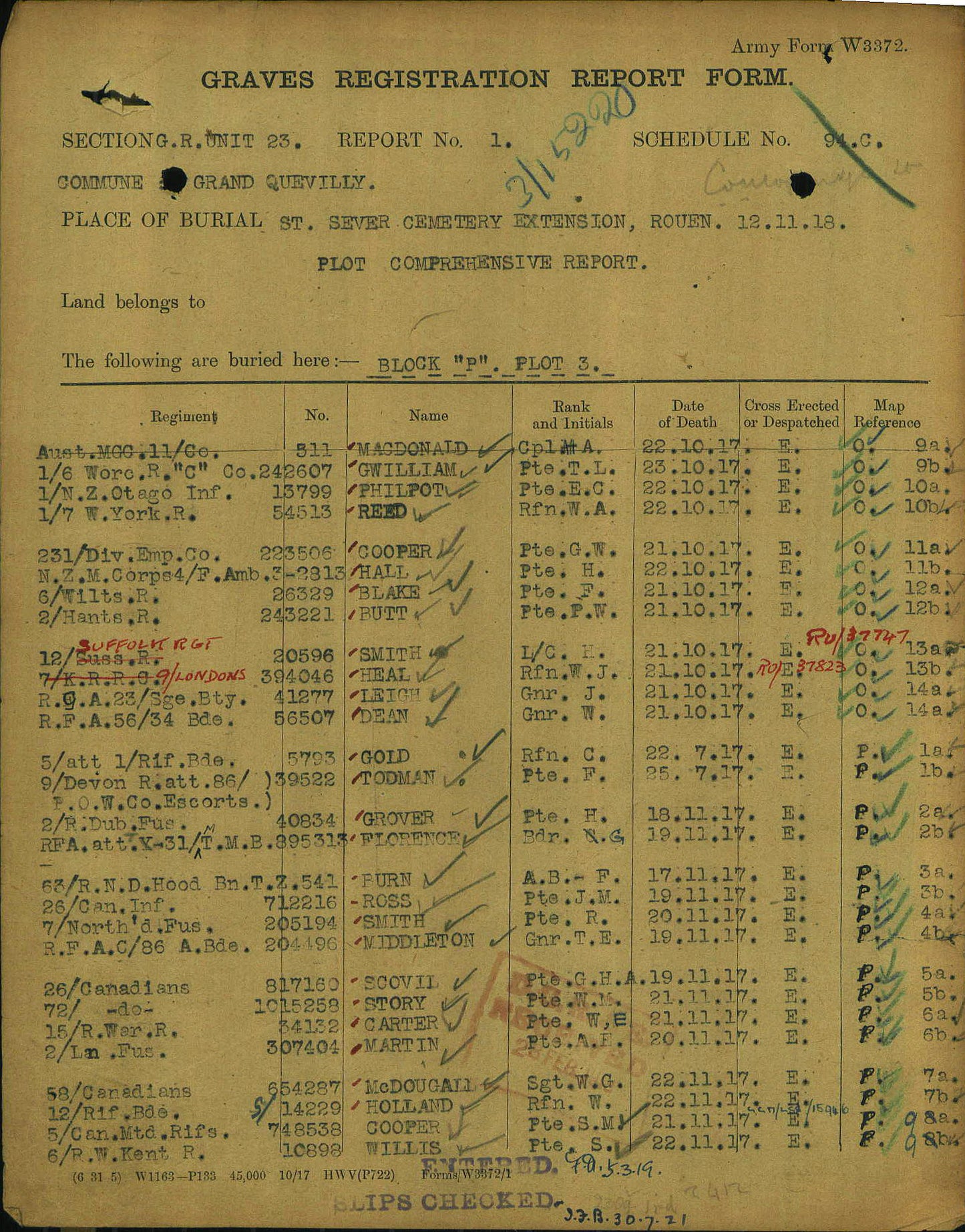 Royal Garrison Artillery Died of Wounds 1917 British WW1 Medal Trio Stockport