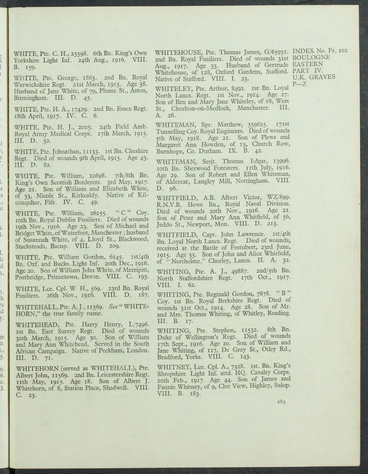 8th Bn. West Riding Regiment - Died of Wounds Somme 1916 - WW1 Medal Trio & Plaque - Bradford