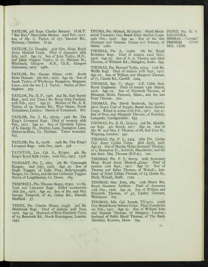 Middlesex Regiment Died Salonika 1918 WW1 British Medal Pair North Kensington