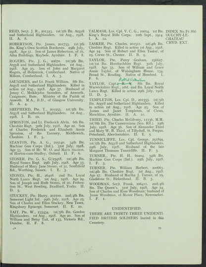 Argyll & Sutherland Highlanders - Killed in Action 1918 - WW1 Medal Pair - From Hamilton