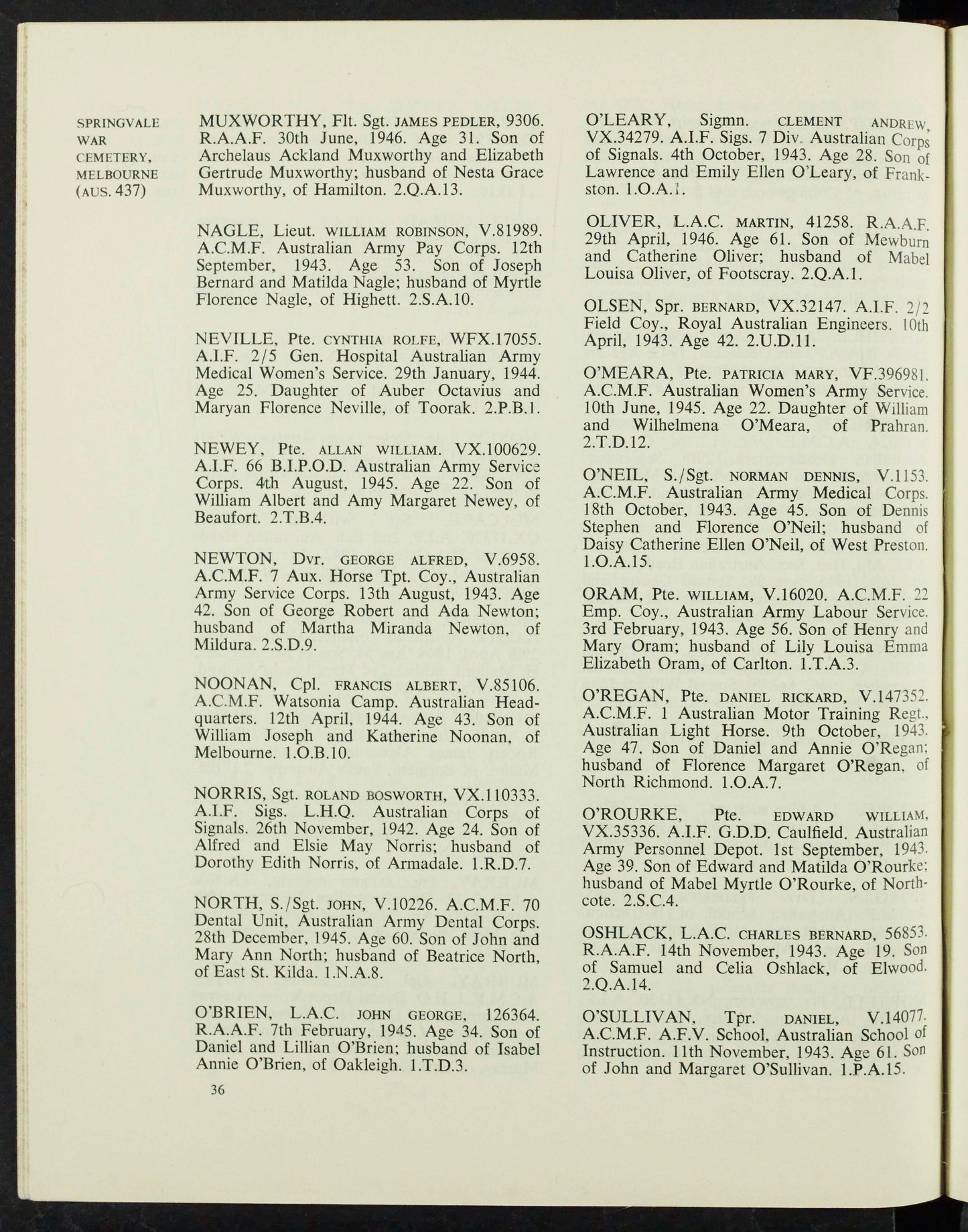 WW2 Australia Service Medal 1939–45 Died 1943 Army Medical Corps WW1 WIA 1917