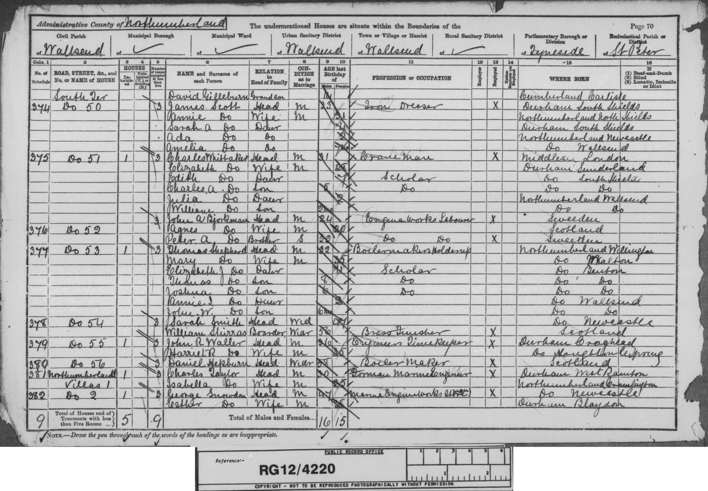 Mercantile Marine WW1 British Medal Pair SHEPHERD 3rd Engineer Wallsend