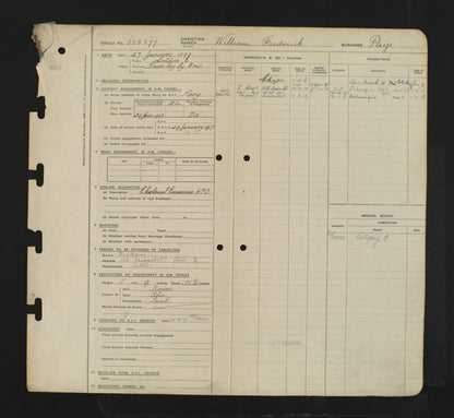 Royal Air Force WW1 British War Medal Late Royal Naval Air Service RAF RNAS London