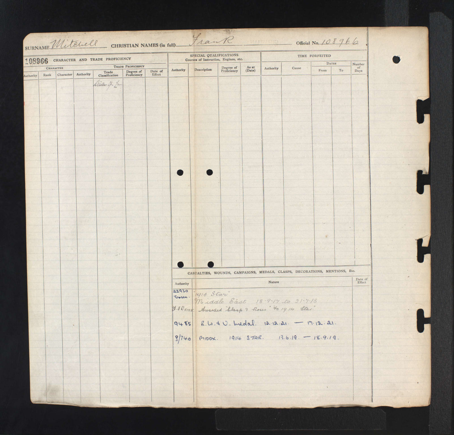 Royal Flying Corps, Royal Air Force, & Middlesex Regiment - WW1 1914 Mons Star Trio - West Croydon