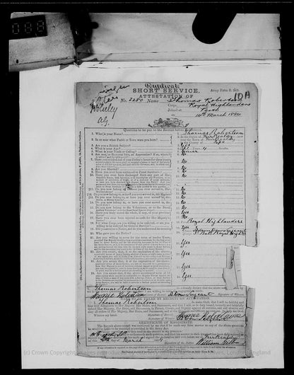 Black Watch (Royal Highlanders) - Queen's South Africa Medal - Kirkcaldy