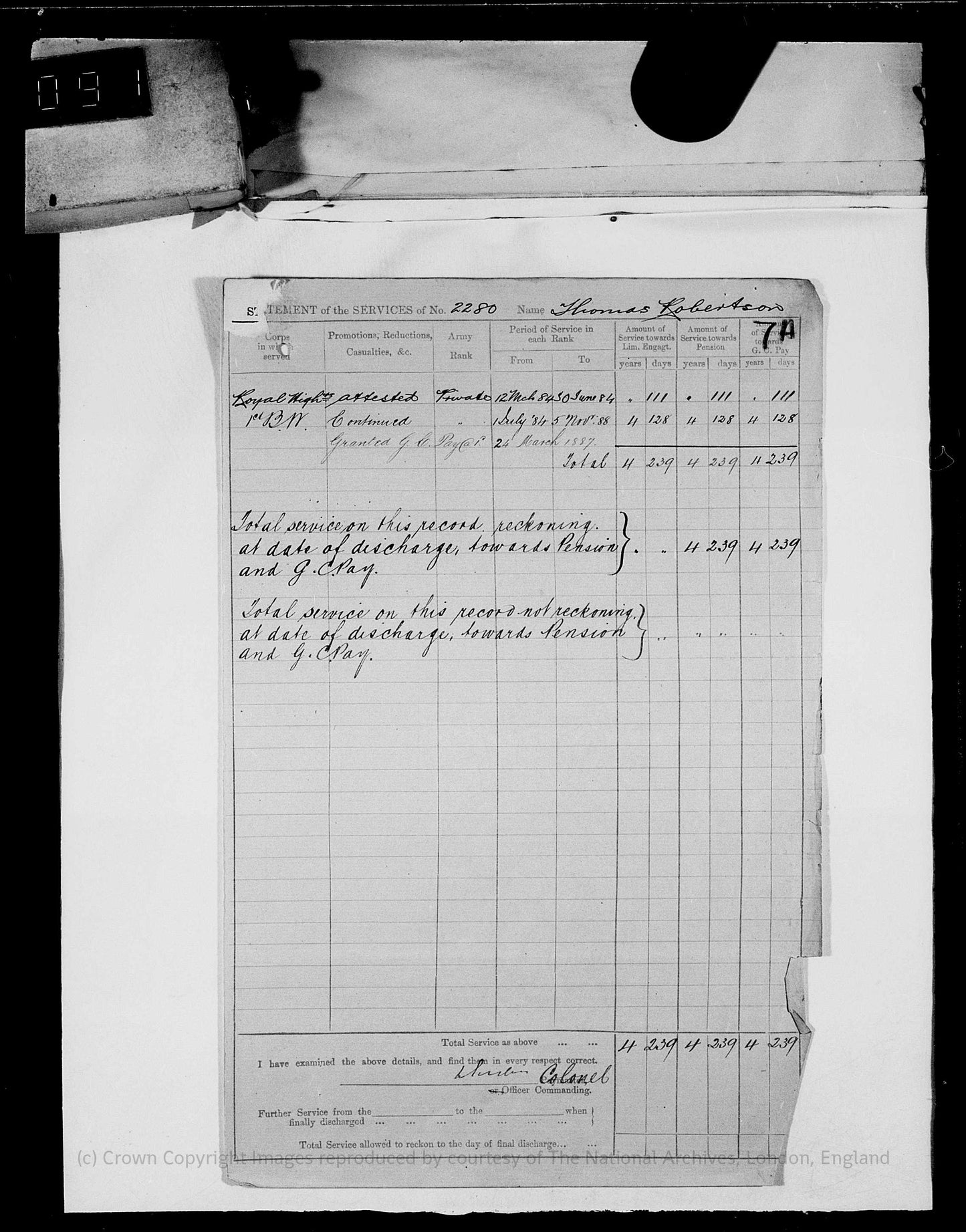 Black Watch (Royal Highlanders) - Queen's South Africa Medal - Kirkcaldy