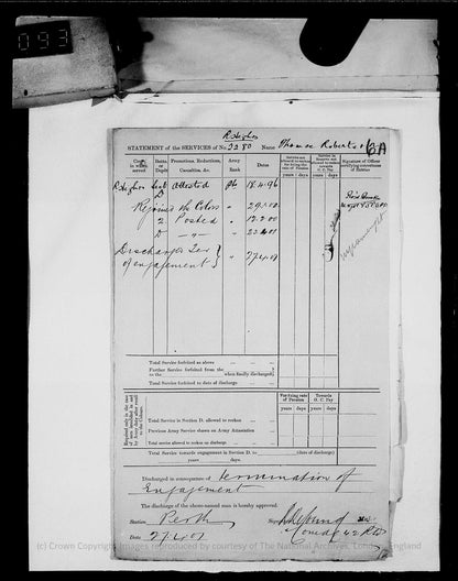 Black Watch (Royal Highlanders) - Queen's South Africa Medal - Kirkcaldy