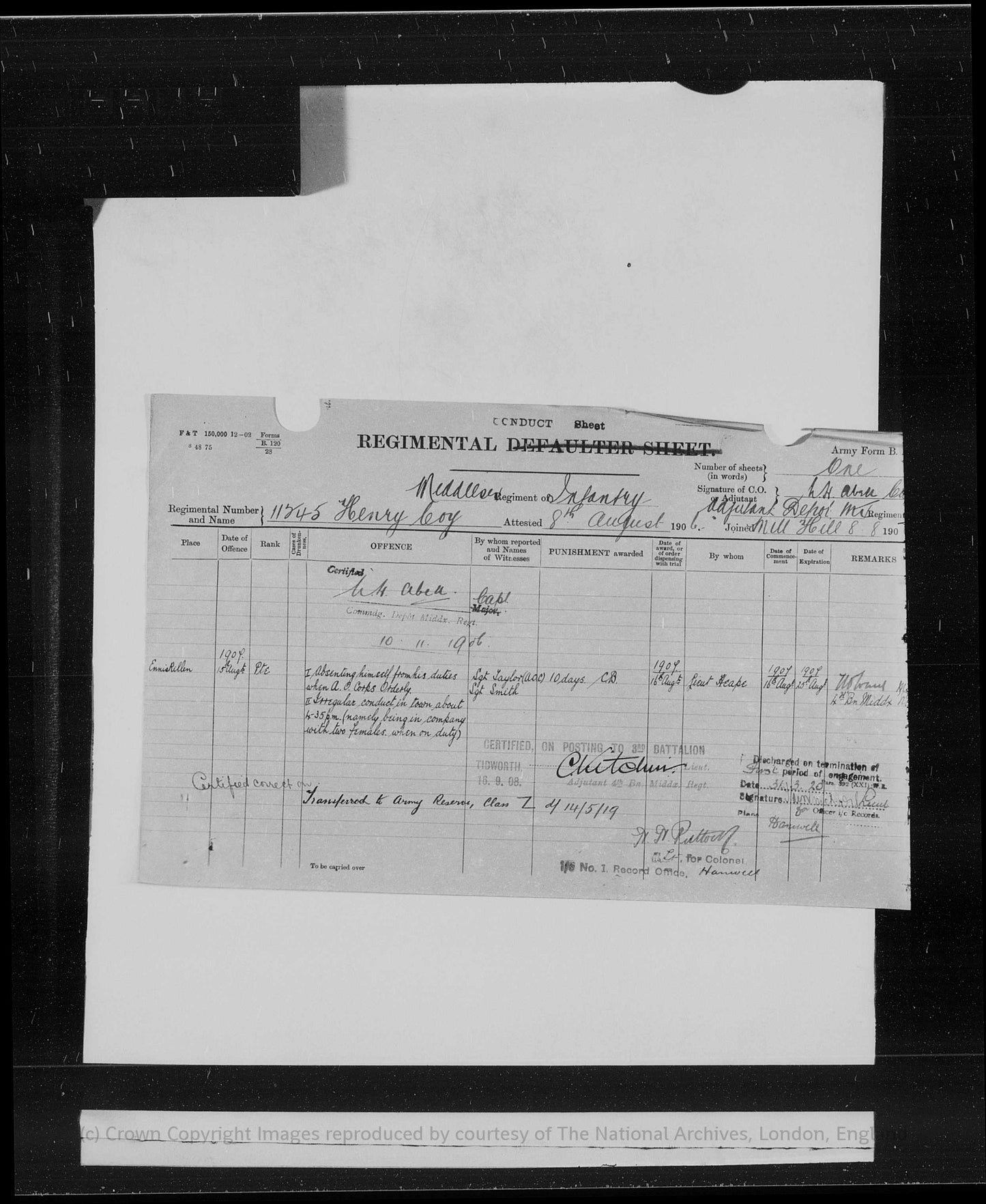 3rd Middlesex Regiment WW1 Medal Trio served Singapore India Salonika France