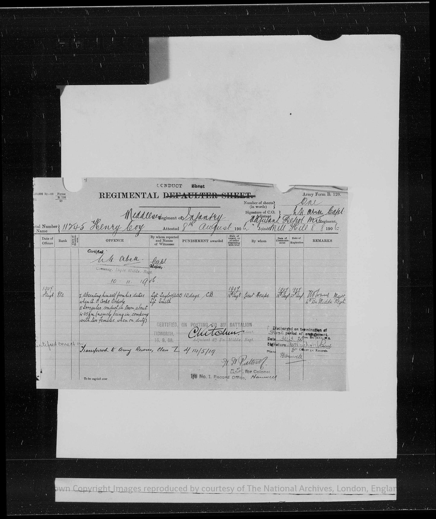 3rd Middlesex Regiment WW1 Medal Trio served Singapore India Salonika France