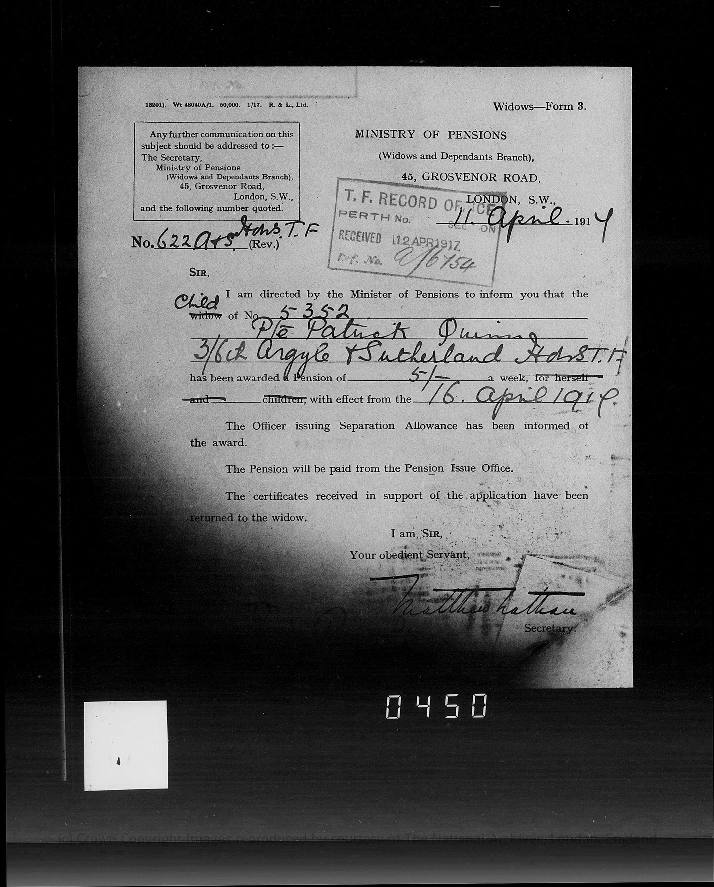 Argyll & Sutherland Highlanders - Killed in Action Somme 1916 Capture of Morval - WW1 Medal Pair - From Paisley