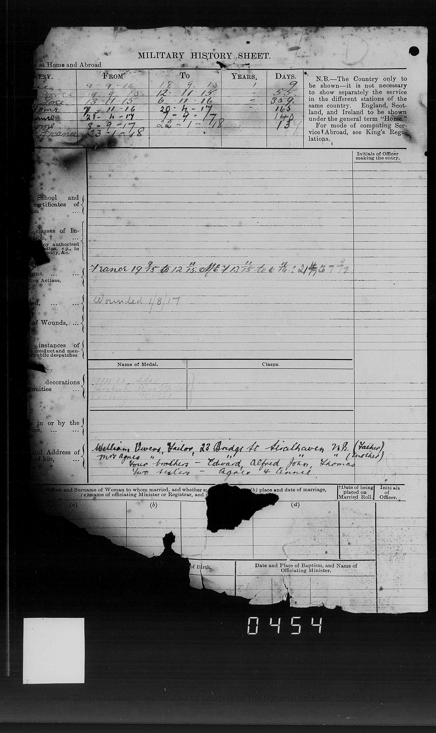 Argyll & Sutherland Highlanders - Killed in Action Somme 1916 Capture of Morval - WW1 Medal Pair - From Paisley