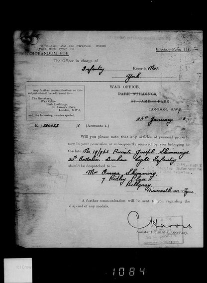 19th Bantams 20th Wearside Durham Light Infantry - Killed in Action Somme 1916 - Memorial Plaque