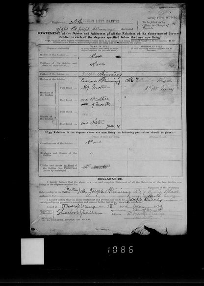 19th Bantams 20th Wearside Durham Light Infantry - Killed in Action Somme 1916 - Memorial Plaque