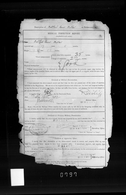 5th Bn. Argyll & Sutherland Highlanders – Killed in Action Palestine 1917 – WW1 Medal Trio & ID Bracelet – From Greenock