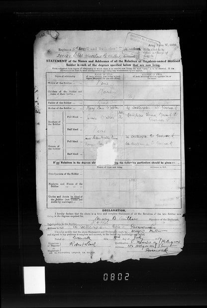 5th Bn. Argyll & Sutherland Highlanders – Killed in Action Palestine 1917 – WW1 Medal Trio & ID Bracelet – From Greenock