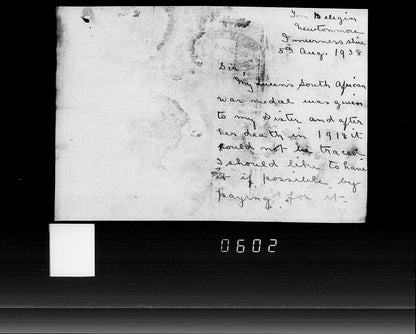 Scottish Horse Boer War WW1 Group Territorial Force War Medal Kingussie Camerons