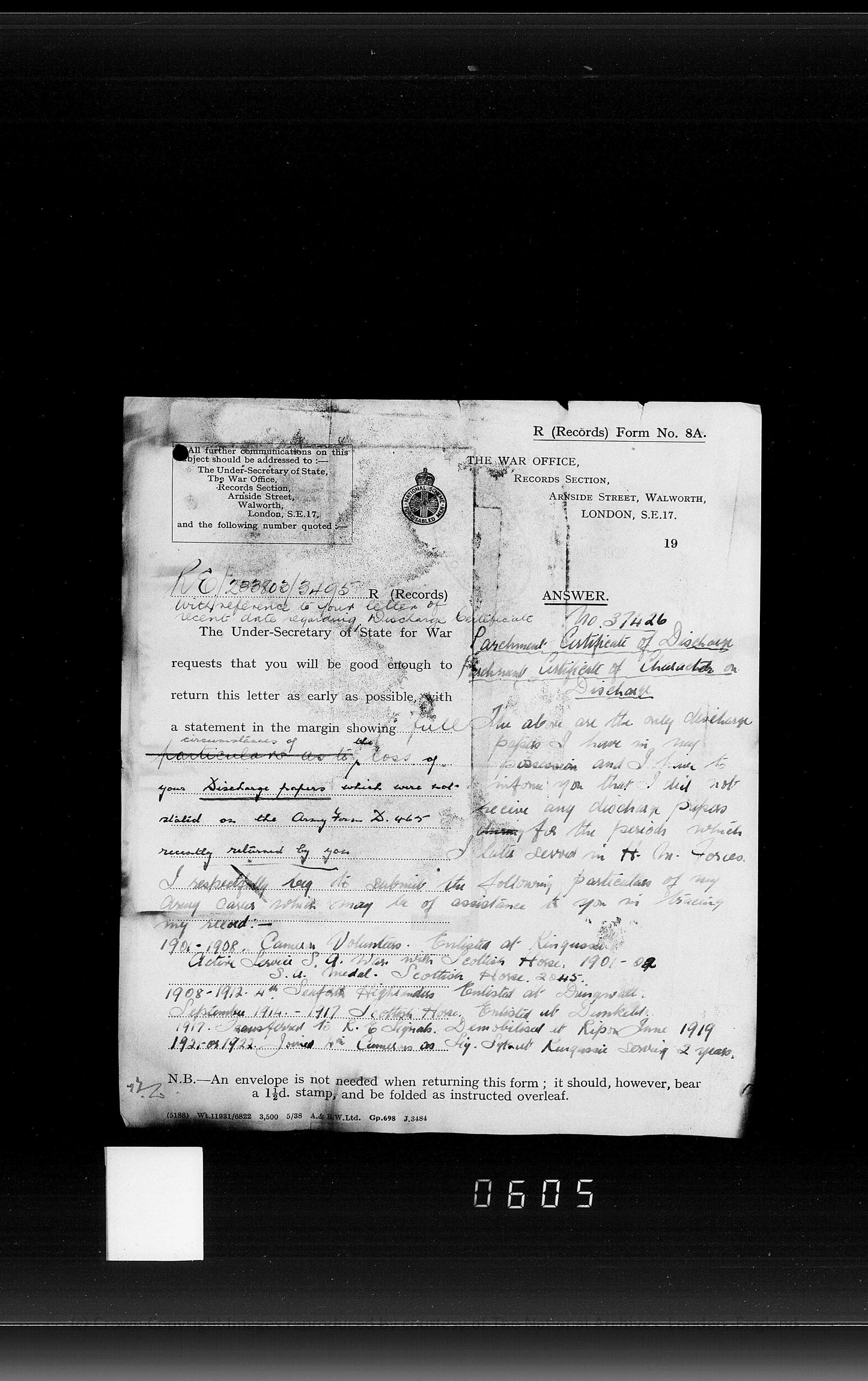 Scottish Horse Boer War WW1 Group Territorial Force War Medal Kingussie Camerons