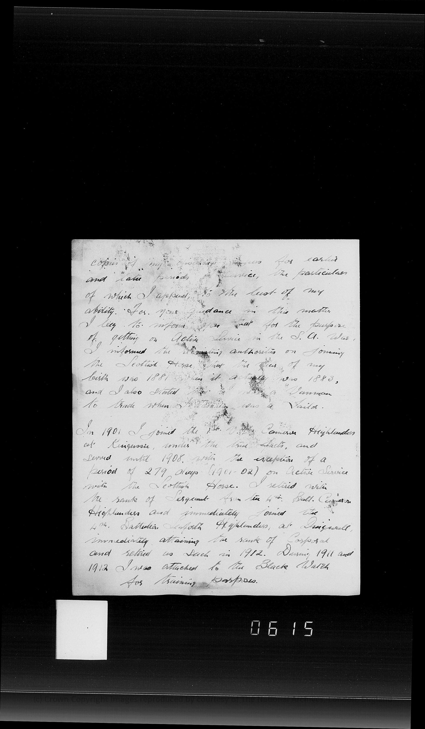 Scottish Horse Boer War WW1 Group Territorial Force War Medal Kingussie Camerons