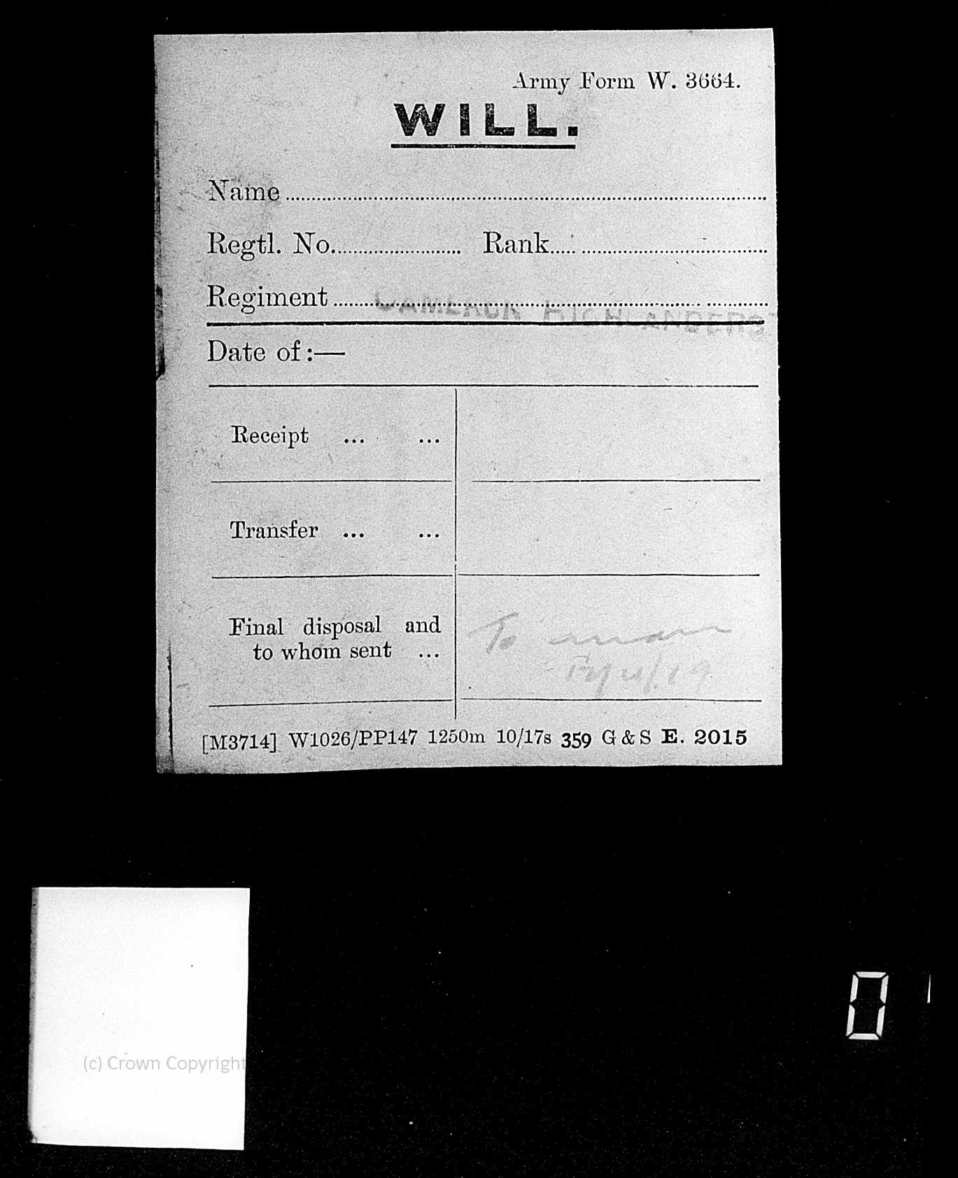 Cameron Highlanders PIPER WW1 Medal Trio 1914 Christmas Tin from Girvan, Ayr