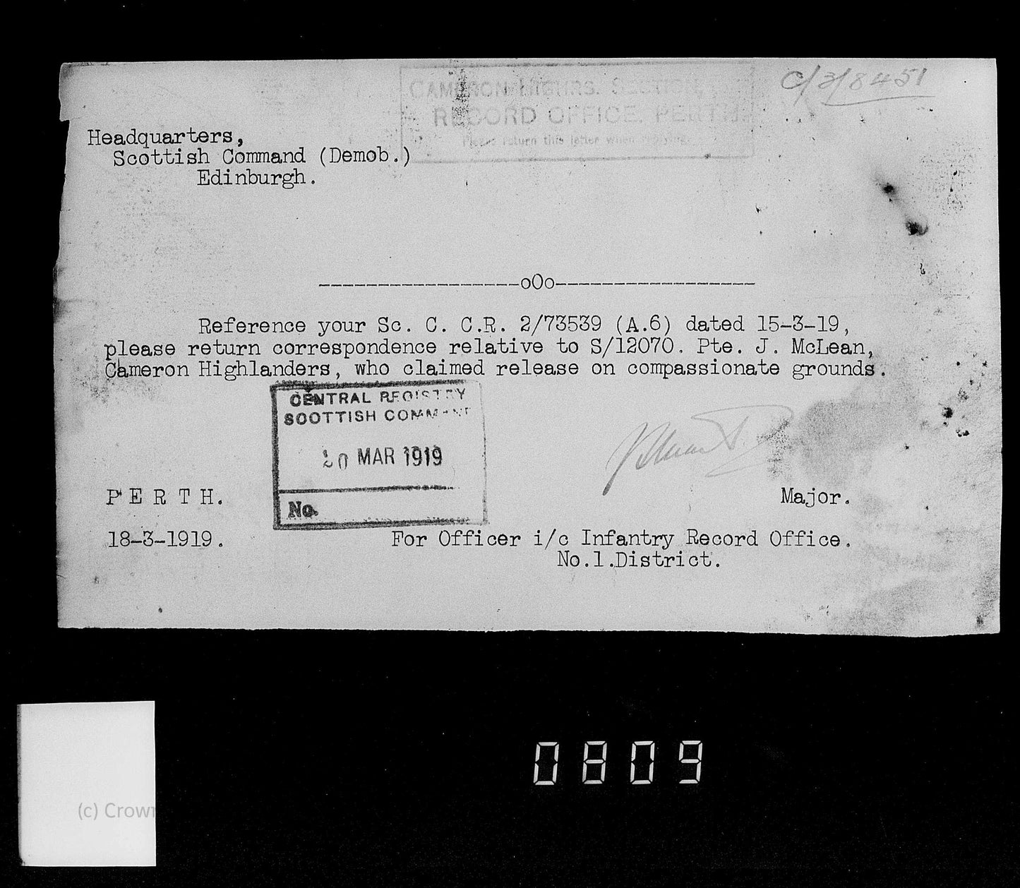 Cameron Highlanders PIPER WW1 Medal Trio 1914 Christmas Tin from Girvan, Ayr