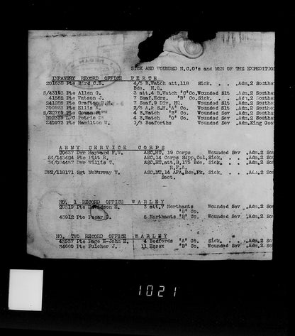 Army Service Corps Heavy Transport 19 Corps - Wounded in Action 1918 - WW1 1914 Mons Star Medal Trio - London