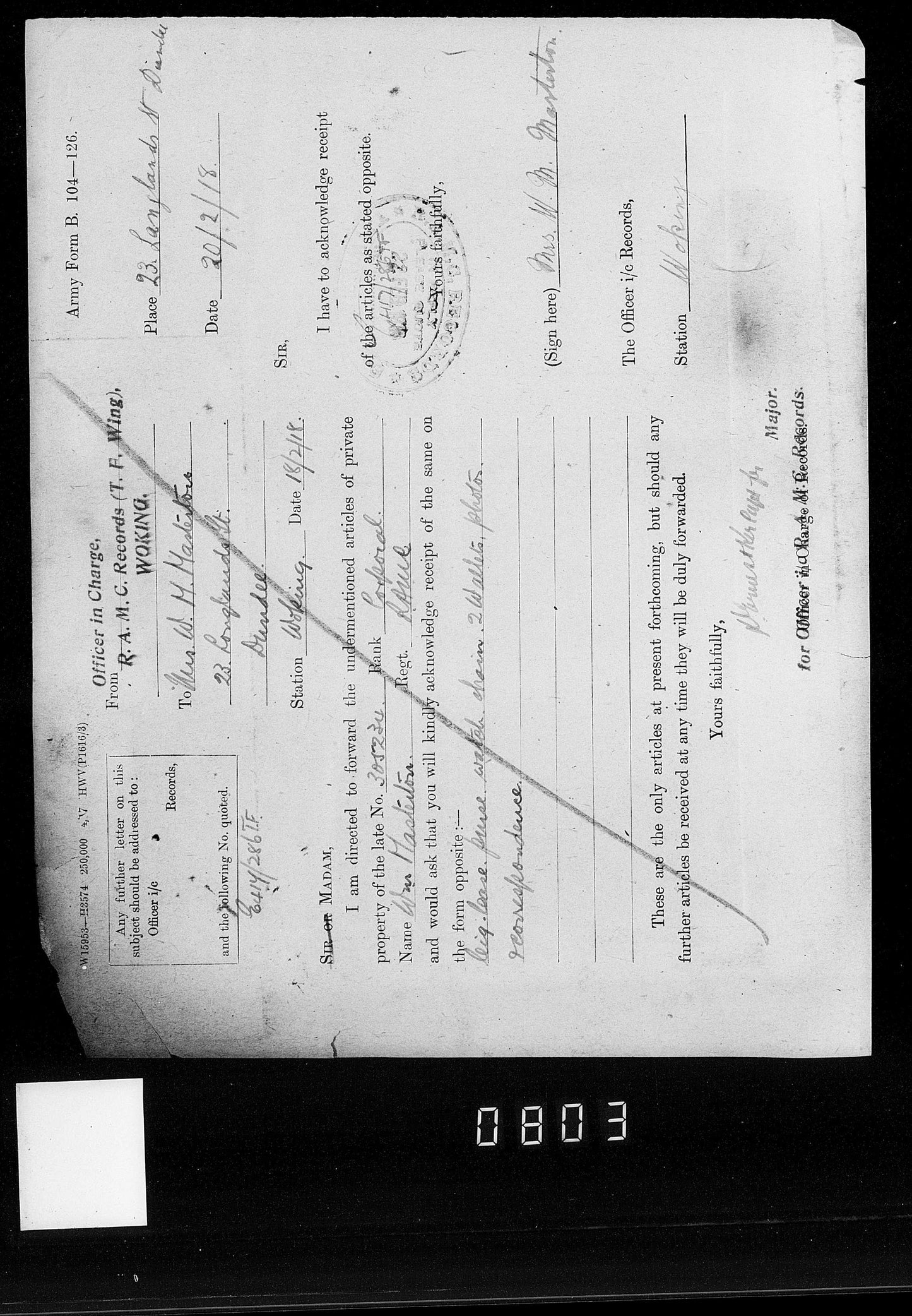 3rd Highland Field Ambulance RAMC attd 6th Black Watch KIA Ypres 1917 WW1 Medals