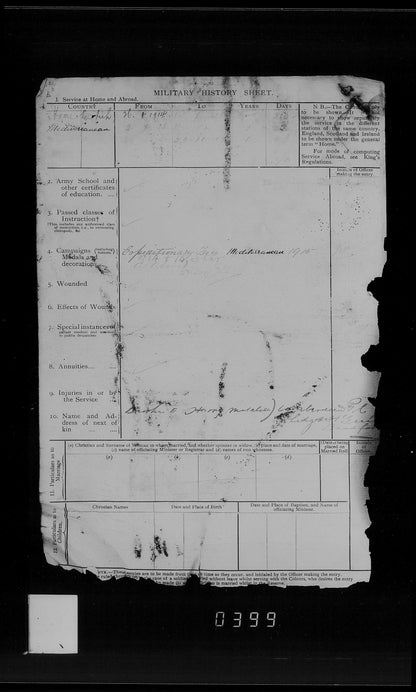 Royal Field Artillery - WW1 Medals - Rodley Leeds - Late West Riding Regiment - Victory Medal Returned