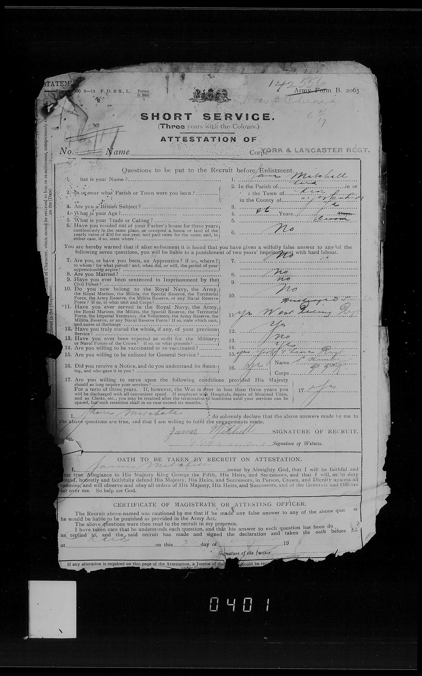 Royal Field Artillery - WW1 Medals - Rodley Leeds - Late West Riding Regiment - Victory Medal Returned