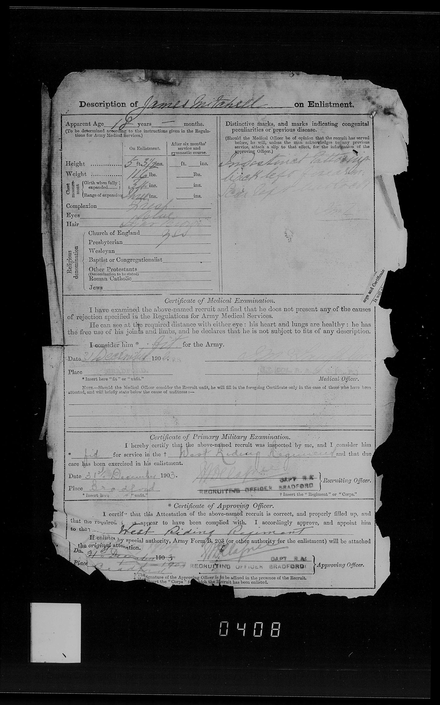 Royal Field Artillery - WW1 Medals - Rodley Leeds - Late West Riding Regiment - Victory Medal Returned