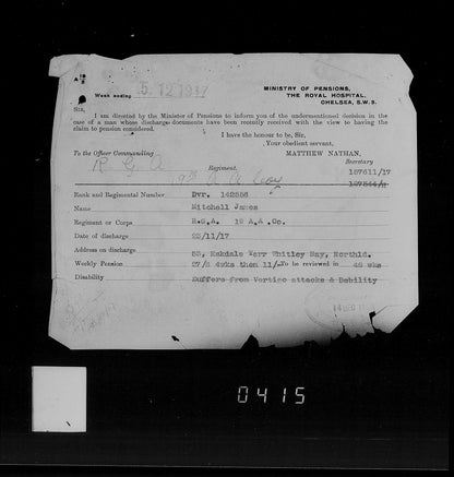 Royal Field Artillery - WW1 Medals - Rodley Leeds - Late West Riding Regiment - Victory Medal Returned