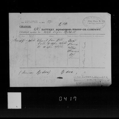 Royal Field Artillery - WW1 Medals - Rodley Leeds - Late West Riding Regiment - Victory Medal Returned