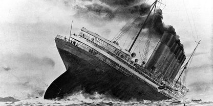 Lusitania Casualty Died 7th May 1915 WW1 Mercantile Marine Medal Fireman French from Liverpool
