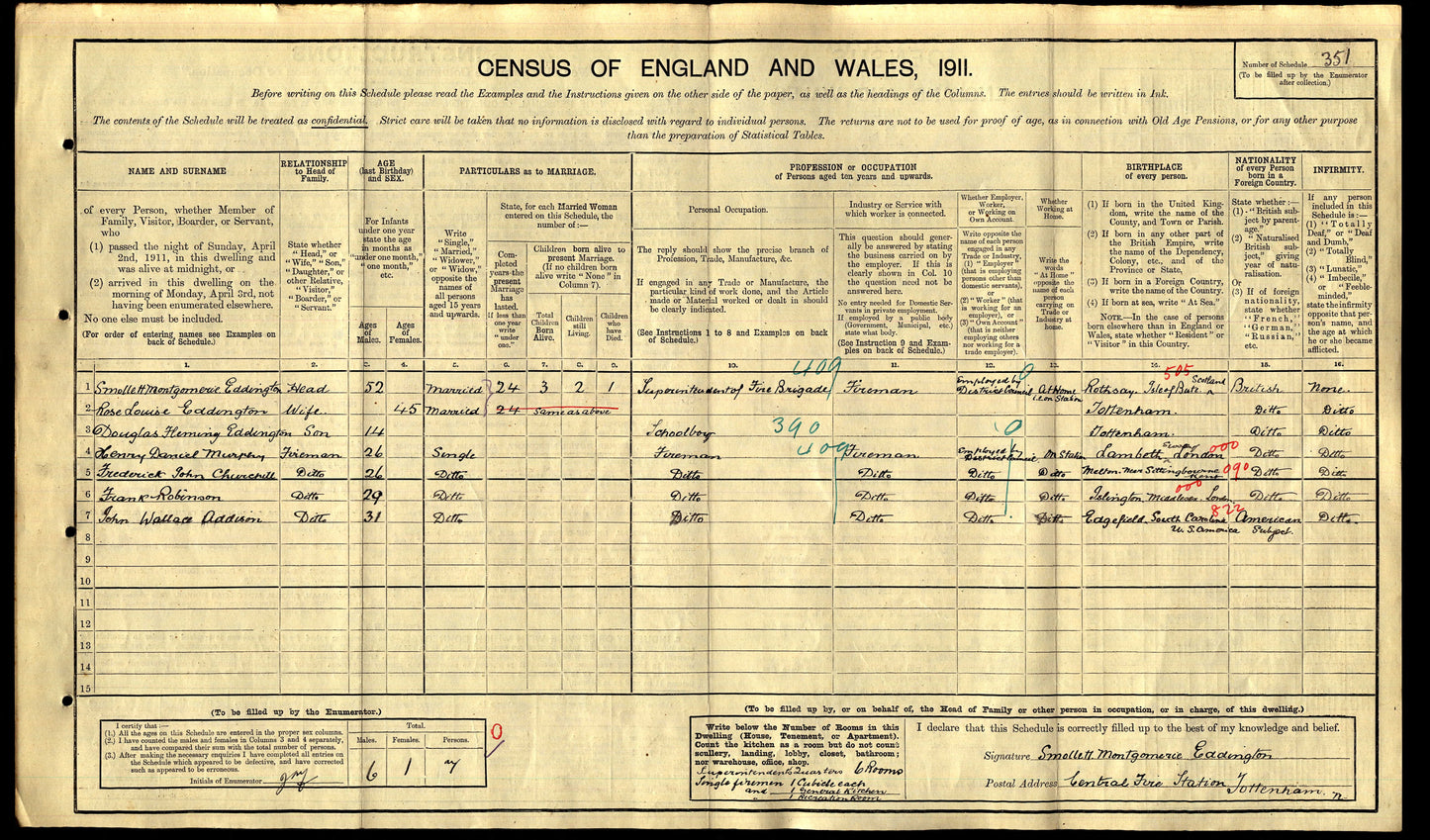 222 Sqn. Royal Air Force RAF & Royal Naval Air Service RNAS - Mediterranean Air Wing - WW1 Victory Medal -  From Tottenham, London