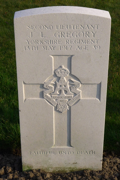 Yorkshire Regiment Officer - Killed in Action Ypres 1917 - Attd RE - WW1 Victory Medal - From Bradford