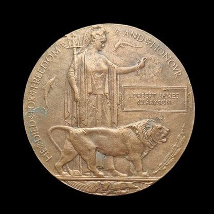 5th Bn. The Buffs (East Kent Regiment) - Died Iraq 1917 - Memorial Plaque - From Woolwich, London