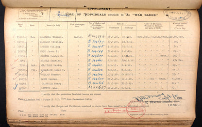 Coldstream Guards - 3 Times Wounded in Action - 1914 Mons Star Victory Medal - Deptford, Kent